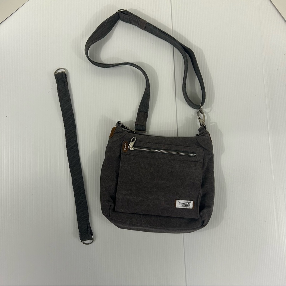 Travelon Charcoal Crossbody Bag